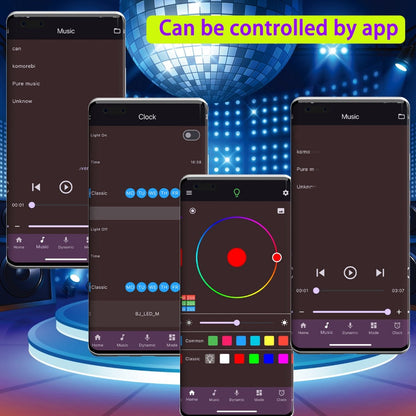 Outdoor LED Strip Lights, 100-Foot RGB Rope with App and Remote Control detail image - detail view 7