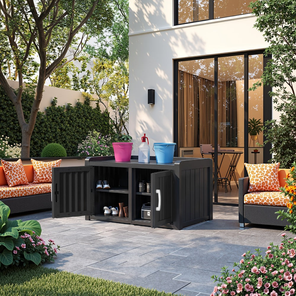Outdoor Storage Bench for Organized Everyday Storage in Patio detail image - detail view 12