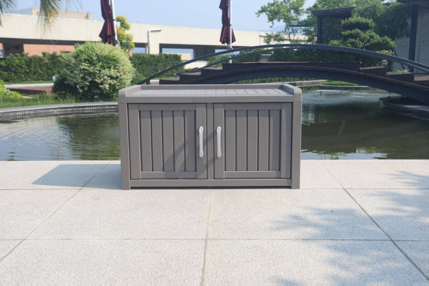 Outdoor Storage Bench for Organized Everyday Storage in Patio detail image - detail view 13