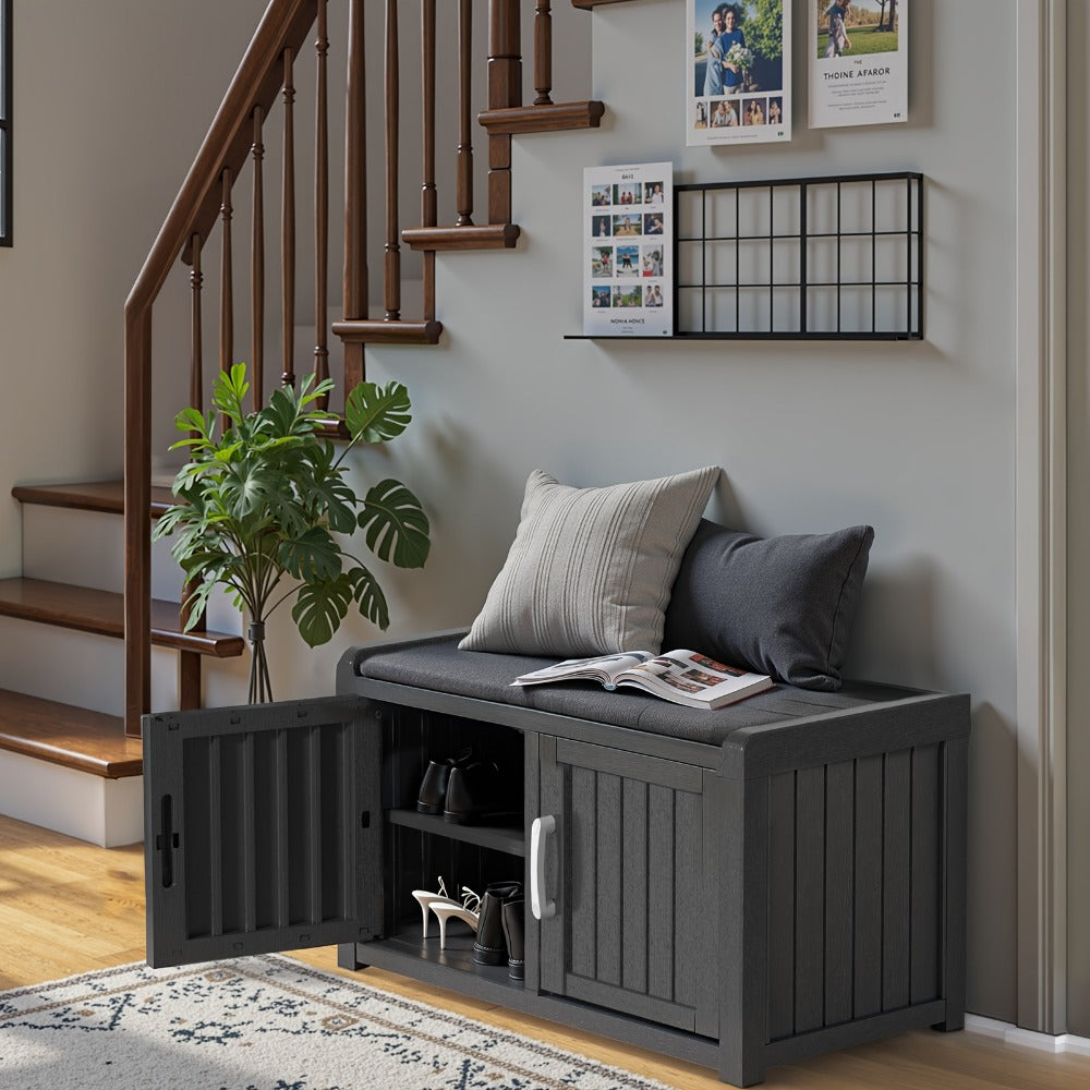 Outdoor Storage Bench for Organized Everyday Storage in Patio detail image - detail view 9