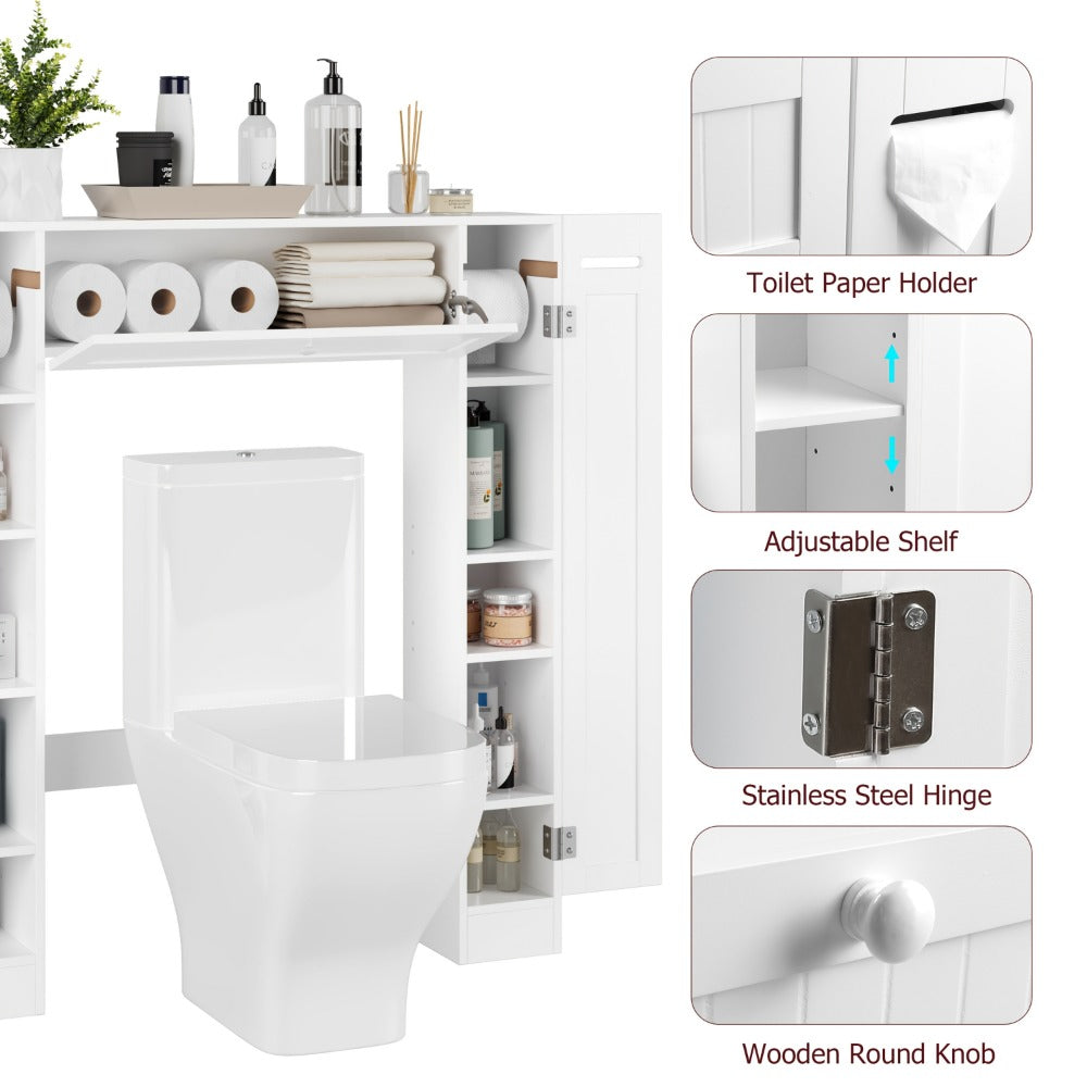 Over-the-Toilet Storage Organizer, Bathroom Space Saver for Organized Everyday Storage detail image - detail view 4