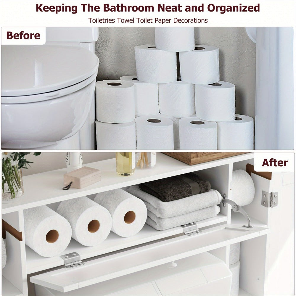 Over-the-Toilet Storage Organizer, Bathroom Space Saver for Organized Everyday Storage detail image - detail view 5