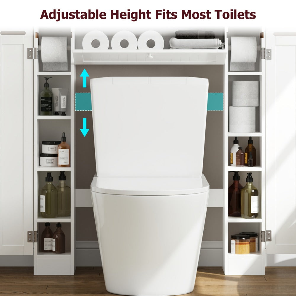 Over-the-Toilet Storage Organizer, Bathroom Space Saver for Organized Everyday Storage detail image - detail view 7