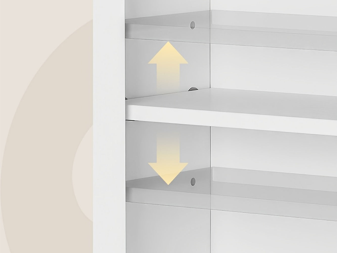 Over-the-Toilet Storage Organizer with Adjustable Shelves, Vertical Bathroom Storage detail image - detail view 12