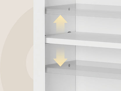 Over-the-Toilet Storage Organizer with Adjustable Shelves, Vertical Bathroom Storage detail image - detail view 12