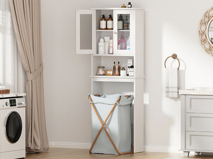 Over-the-Toilet Storage Organizer with Adjustable Shelves, Vertical Bathroom Storage detail image - detail view 18
