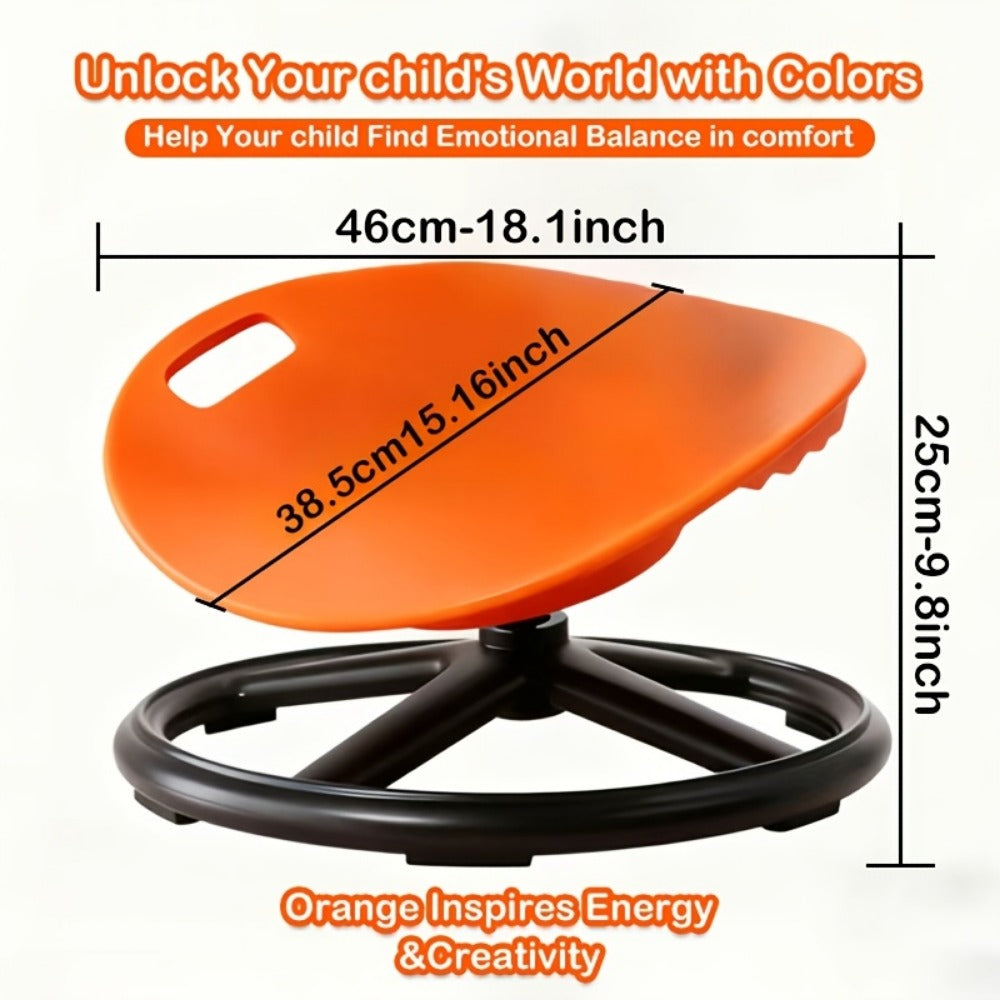 Oversized Kids Sensory Swivel Chair, Balance Training Seat for Kids' Room detail image - detail view 3