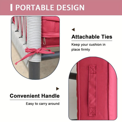 Patio Cushion with Washable Cover for Comfort and Furniture Refresh detail image - detail view 10