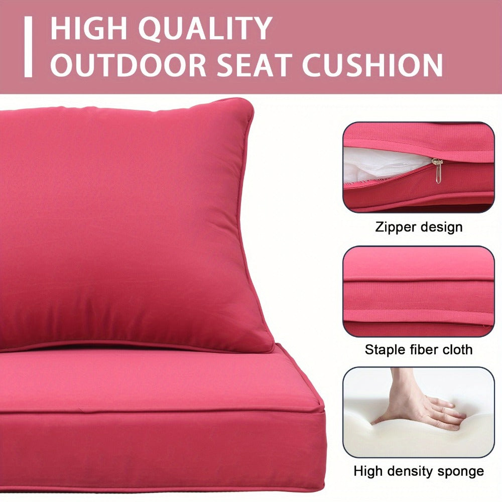 Patio Cushion with Washable Cover for Comfort and Furniture Refresh detail image - detail view 6