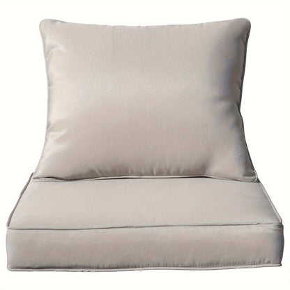 Patio Cushion shown in the Light Gray option