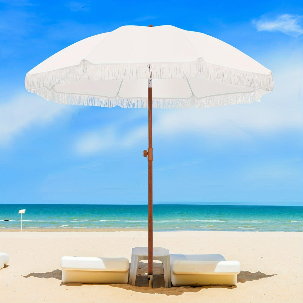 Patio Umbrella with Tilt Adjustment for Outdoor Shade and Protection detail image - detail view 10