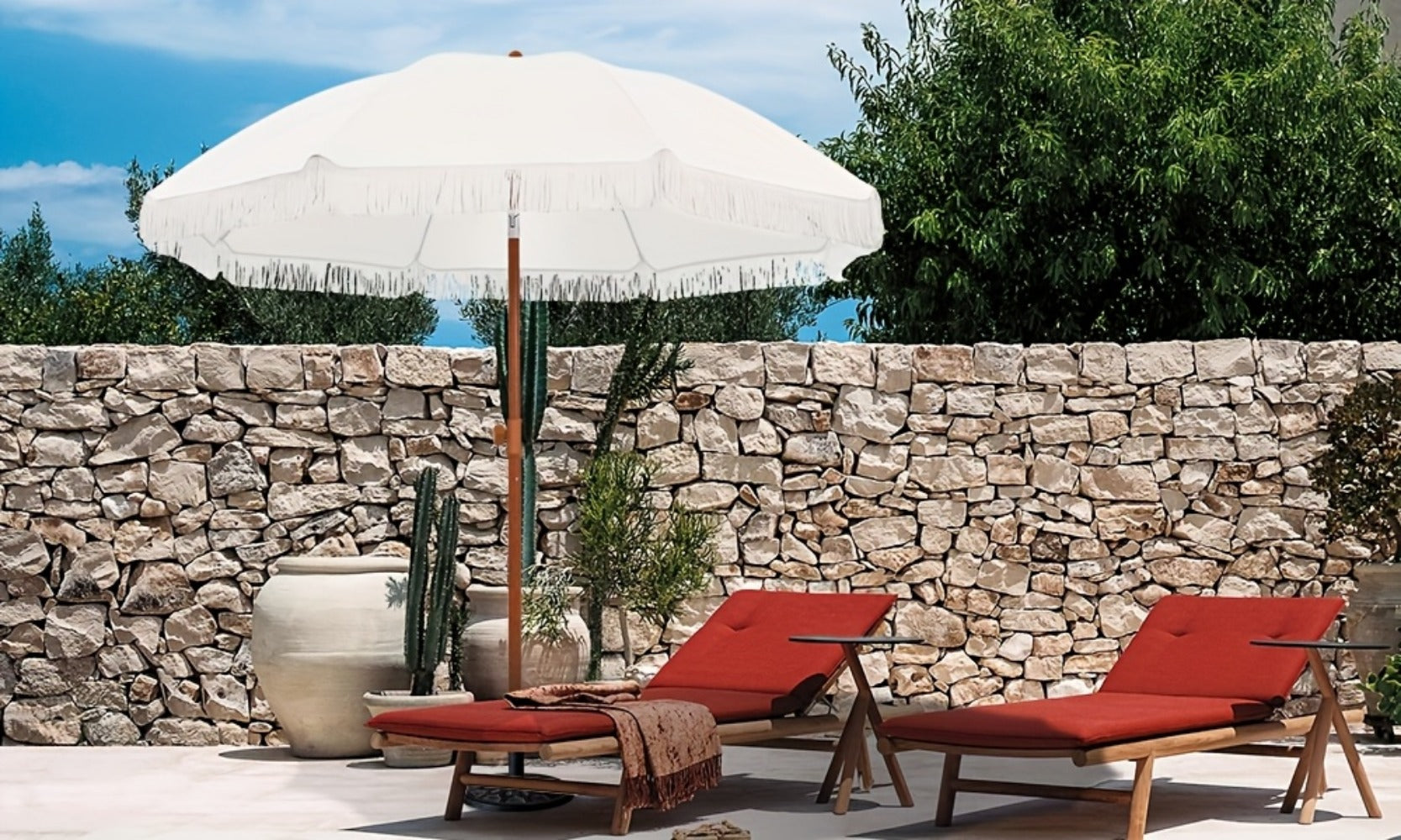 Patio Umbrella with Tilt Adjustment for Outdoor Shade and Protection detail image - detail view 13