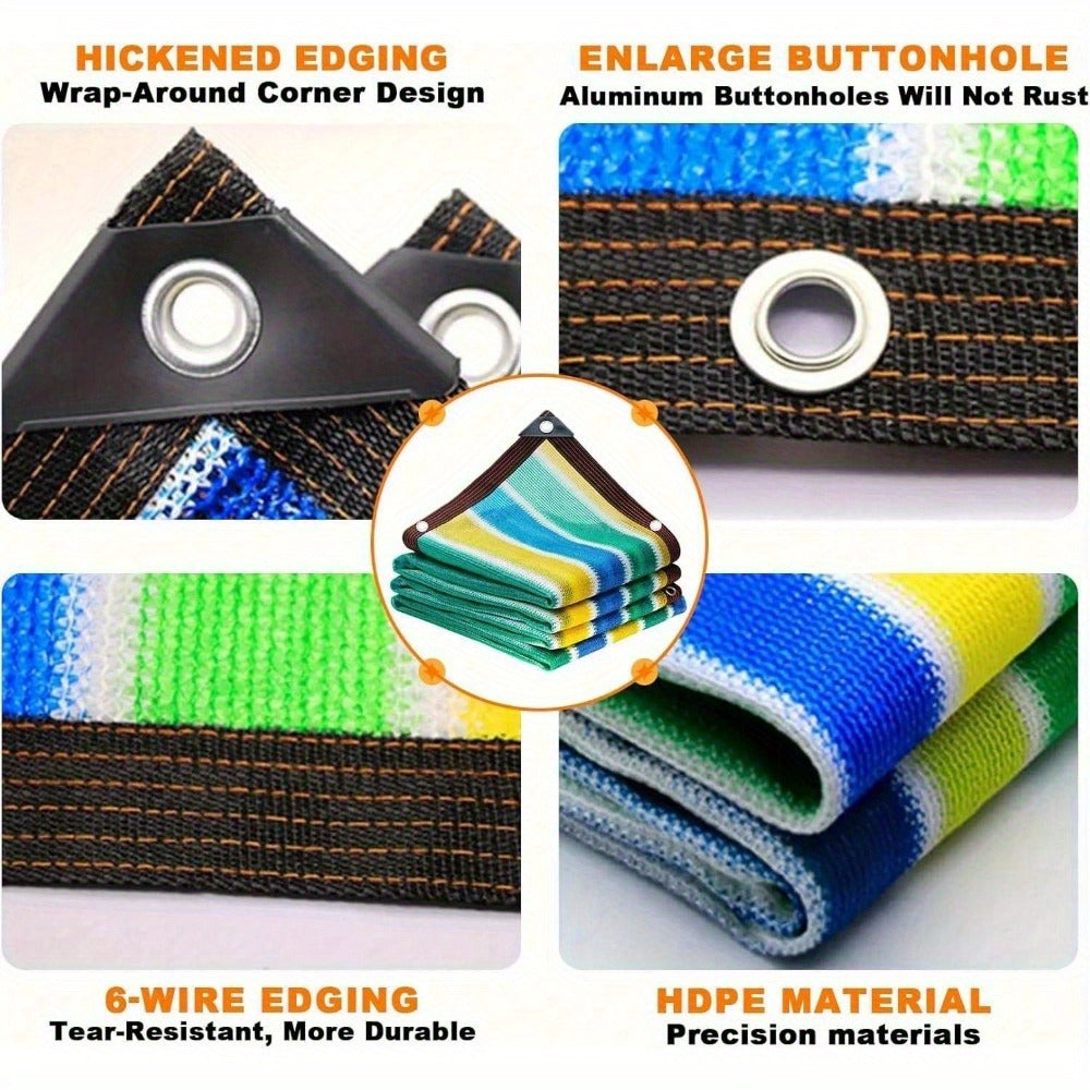 Plastic HDPE Sun Shade Net for Outdoor Shade and Protection in Garden detail image - detail view 13