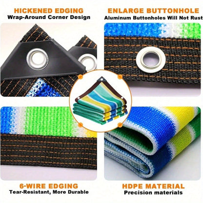 Plastic HDPE Sun Shade Net for Outdoor Shade and Protection in Garden detail image - detail view 8