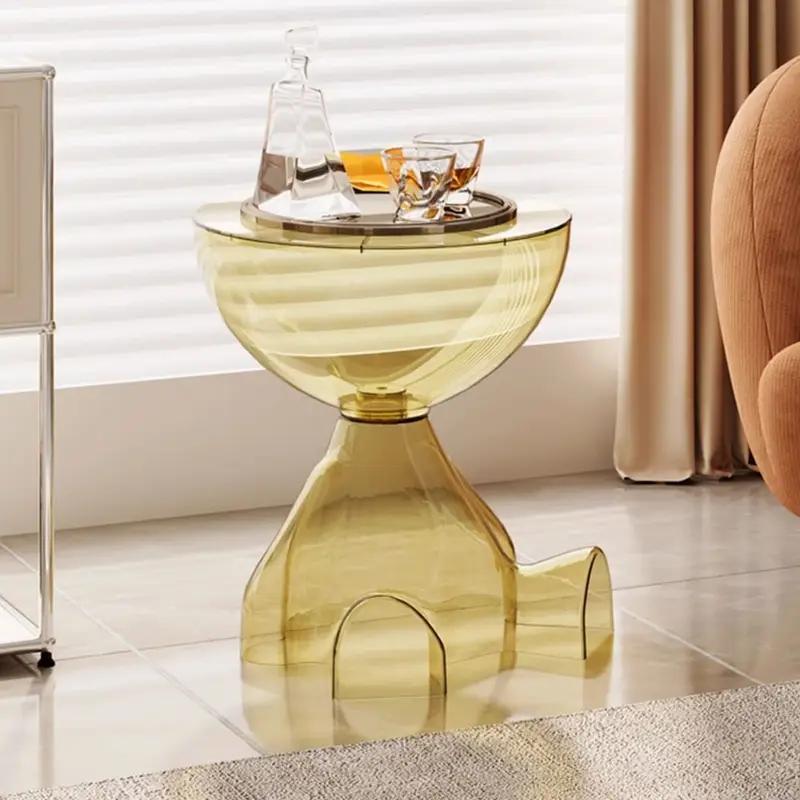 Plastic Nightstand with Cup Holder and Tool-Free Assembly for Bedroom detail image - detail view 17