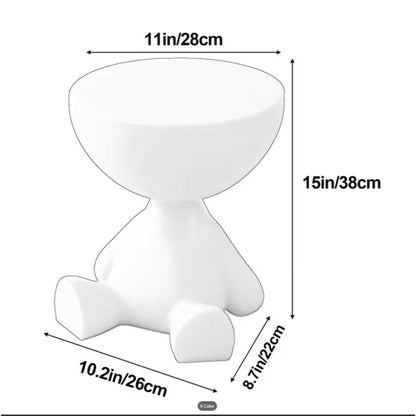 Plastic Nightstand with Cup Holder and Tool-Free Assembly for Bedroom detail image