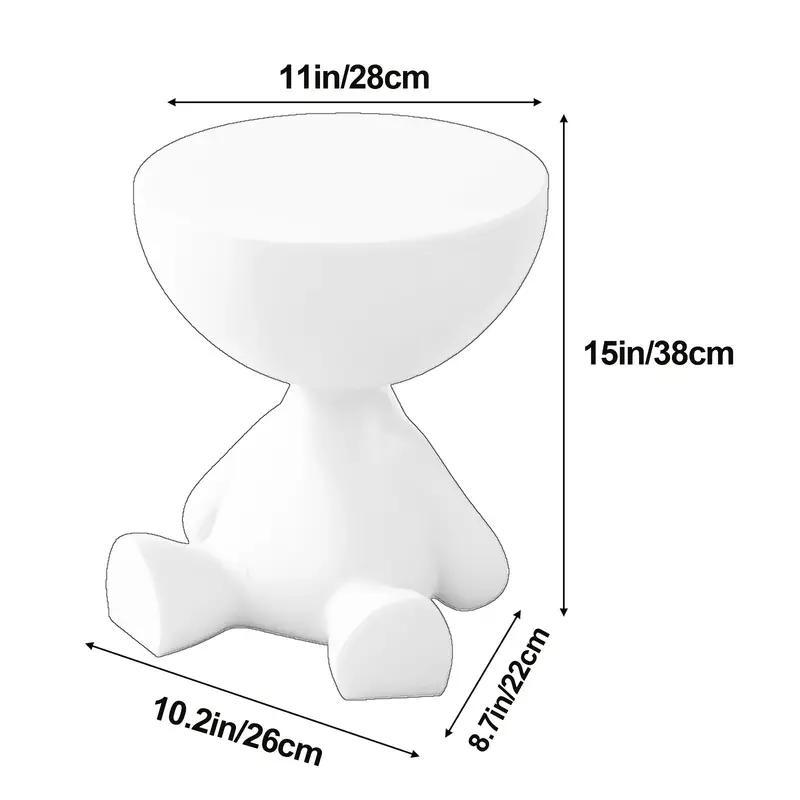 Plastic Nightstand with Cup Holder and Tool-Free Assembly for Bedroom detail image - detail view 3