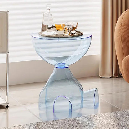 Plastic Nightstand with Side Table and Cup Holder for Bedroom detail image - detail view 18
