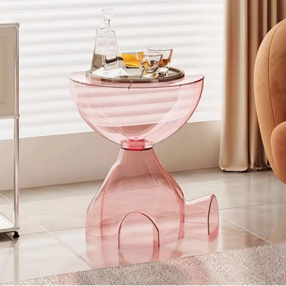 Plastic Nightstand with Side Table and Cup Holder for Bedroom detail image - detail view 20