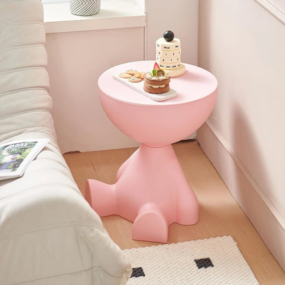 Plastic Nightstand with Side Table and Cup Holder for Bedroom detail image - detail view 4