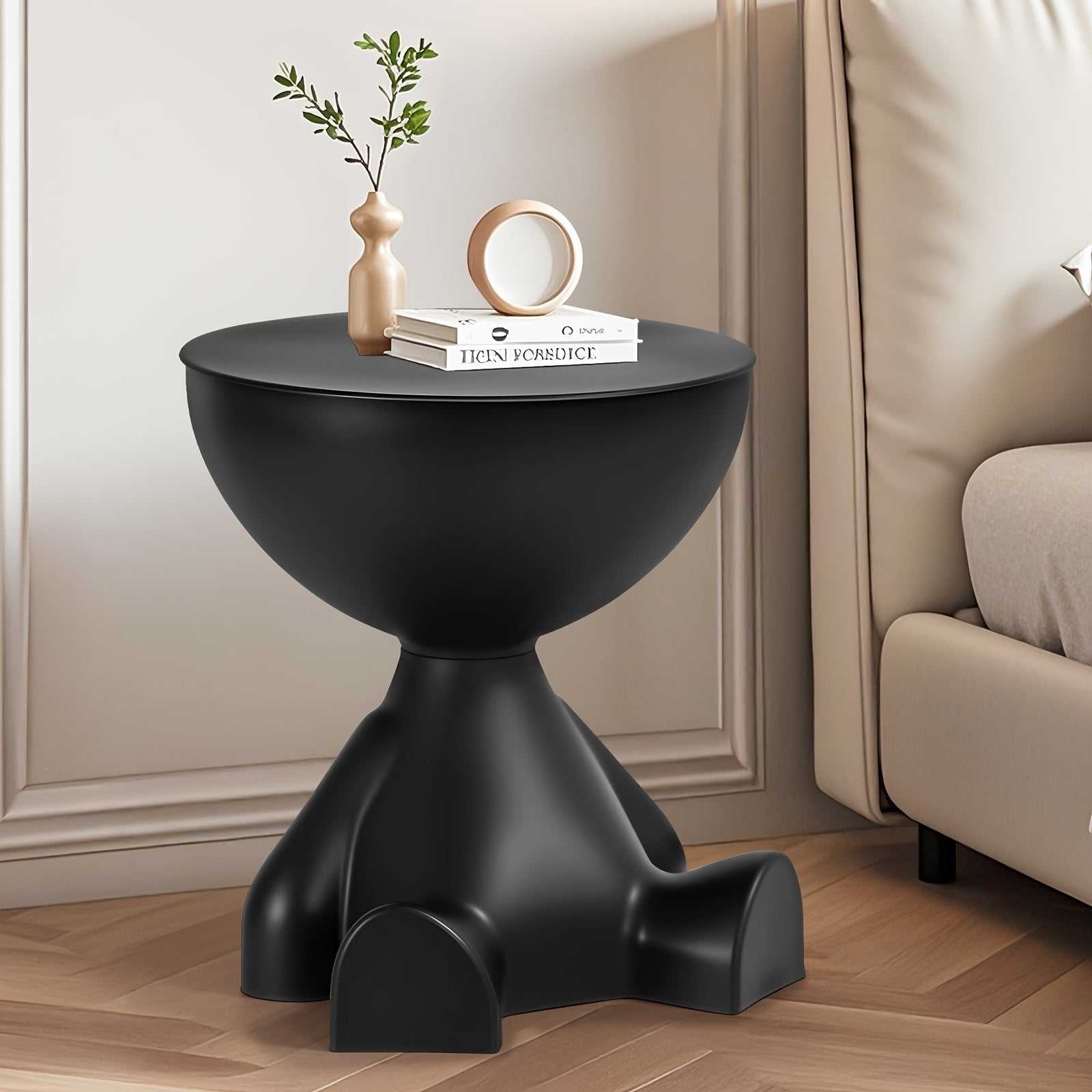 Nightstands shown in the Black option