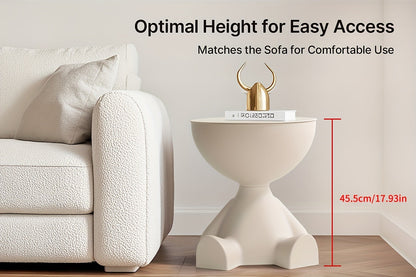 Plastic Nightstand with Stackable Design and Side Table for Bedroom detail image - detail view 10