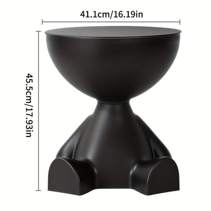 Plastic Nightstand with Stackable Design and Side Table for Bedroom detail image - detail view 3