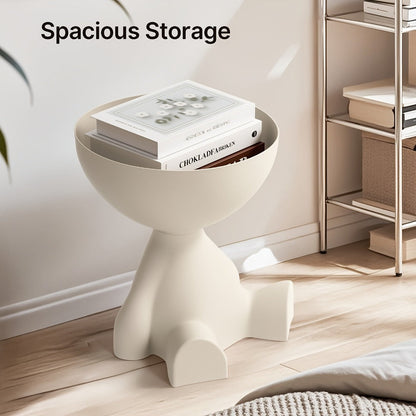 Plastic Nightstand with Stackable Design and Side Table for Bedroom detail image - detail view 6