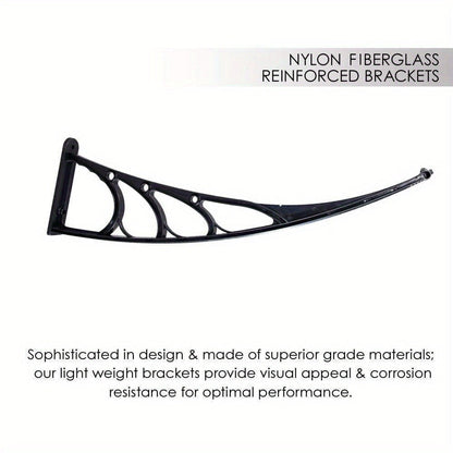 Polycarbonate Exterior Awning for Outdoor Shade and Protection in Patio detail image - detail view 4