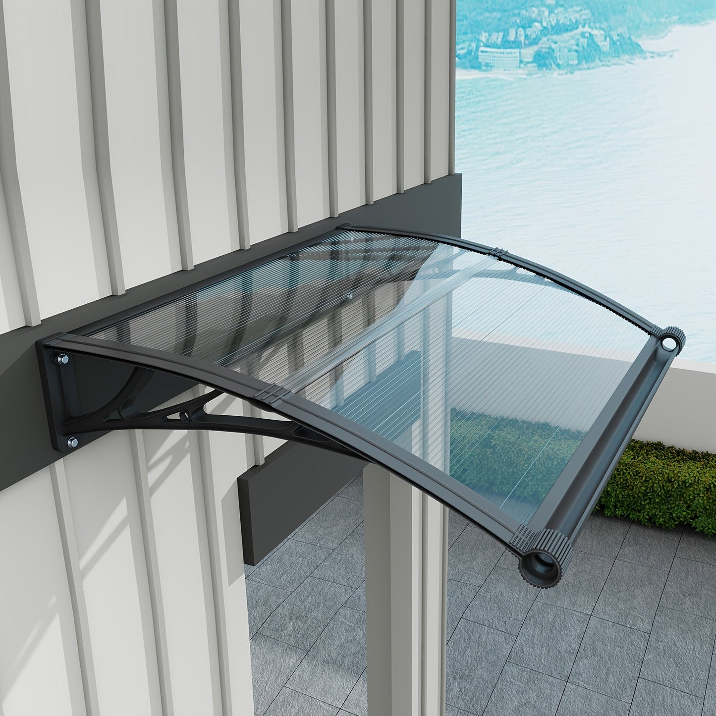 Window Awning shown in the 32x48IN option