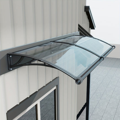 Polycarbonate Window Awning with UV Protection and Modular Design for Patio detail image - detail view 9