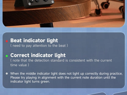 Portable Digital Metronome with Four Modes and Rhythm Trainer for Musicians detail image - detail view 12