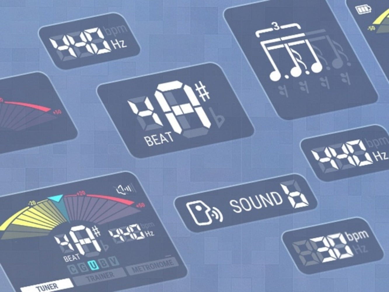 Portable Digital Metronome with Four Modes and Rhythm Trainer for Musicians detail image - detail view 13