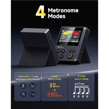 Portable Digital Metronome with Four Modes and Rhythm Trainer for Musicians detail image - detail view 5