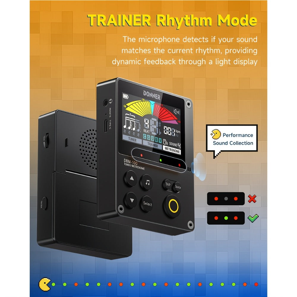 Portable Digital Metronome with Four Modes and Rhythm Trainer for Musicians detail image - detail view 7