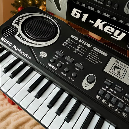 Portable Electronic Keyboard, 61-key electronic keyboard, USB, Portable, 61-key, Organ detail image - detail view 3
