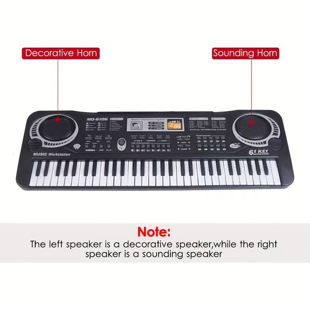 Portable Electronic Keyboard, 61-key electronic keyboard, USB, Portable, 61-key, Organ detail image - detail view 4