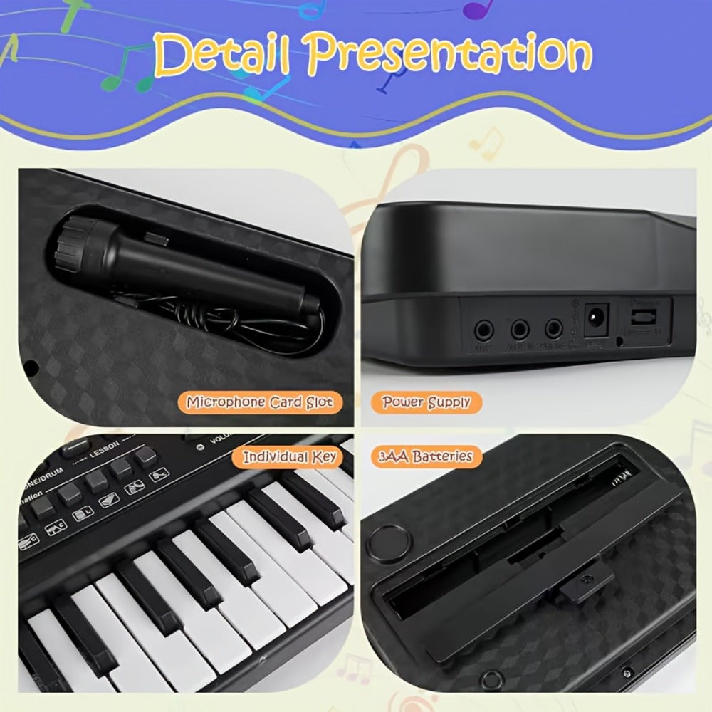 Portable Electronic Keyboard, 61-key electronic keyboard, USB, Portable, 61-key, Organ detail image - detail view 5