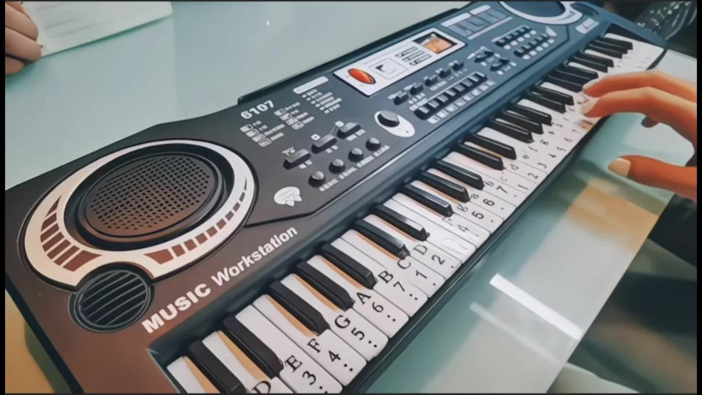 Portable Electronic Keyboard, Full Size, USB, Portable, Key, Microphone, Full for Beginner detail image - detail view 12