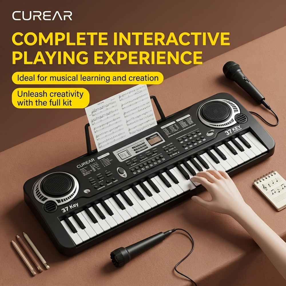 Portable Electronic Keyboard, Full Size, USB, Portable, Key, Microphone, Full for Beginner detail image - detail view 3