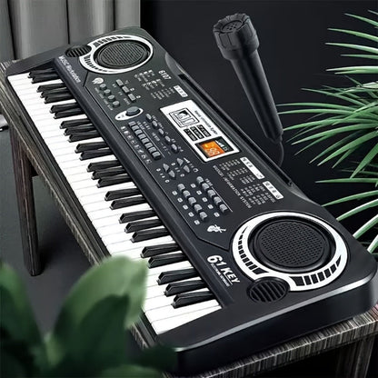 Portable Electronic Keyboard, Full Size, USB, Portable, Key, Microphone, Full for Beginner detail image - detail view 4