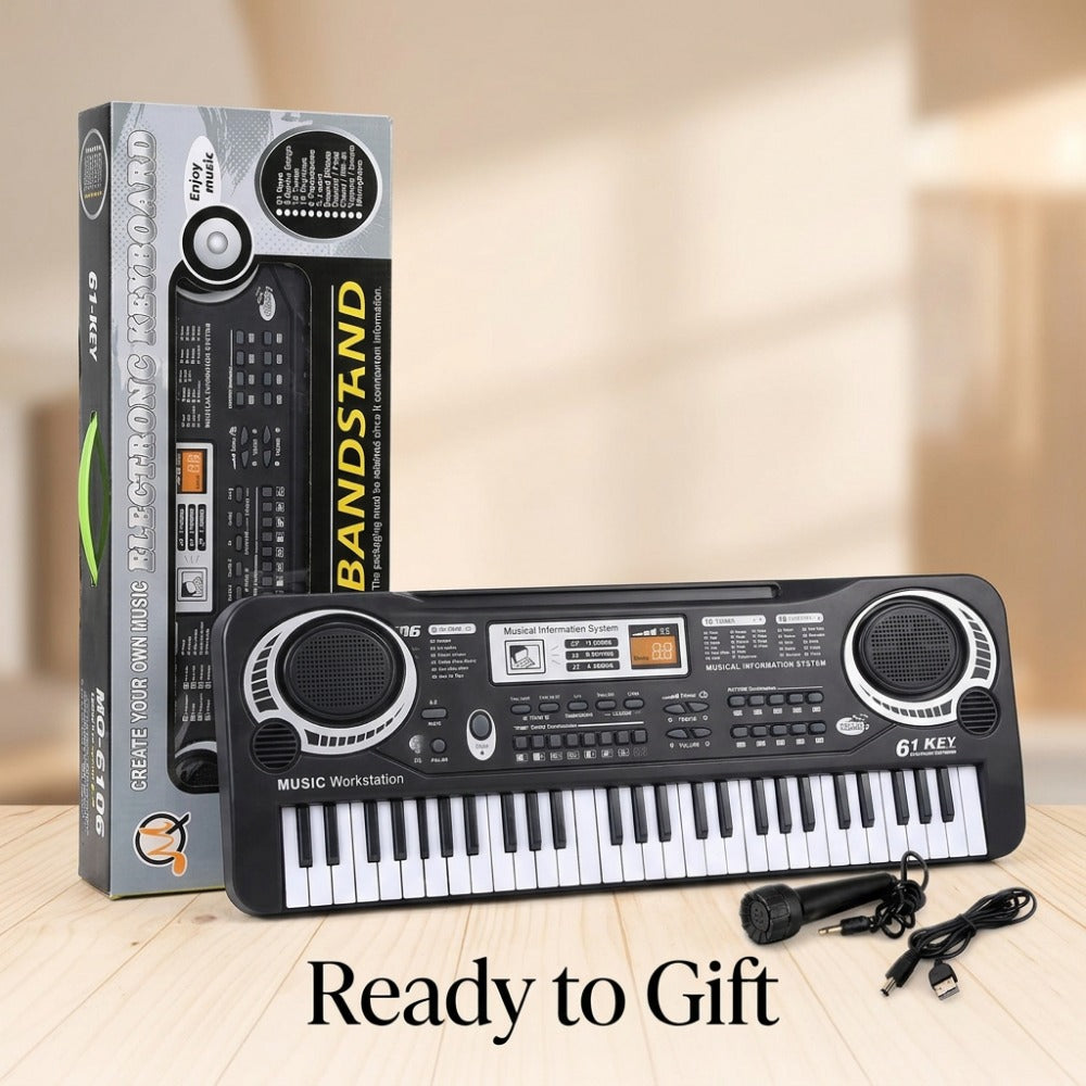 Portable Electronic Keyboard, I4250US, USB, Portable, 61-Key, Piano, Mic for Beginner detail image - detail view 13