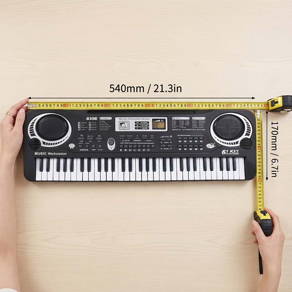 Portable Electronic Keyboard, I4250US, USB, Portable, 61-Key, Piano, Mic for Beginner detail image