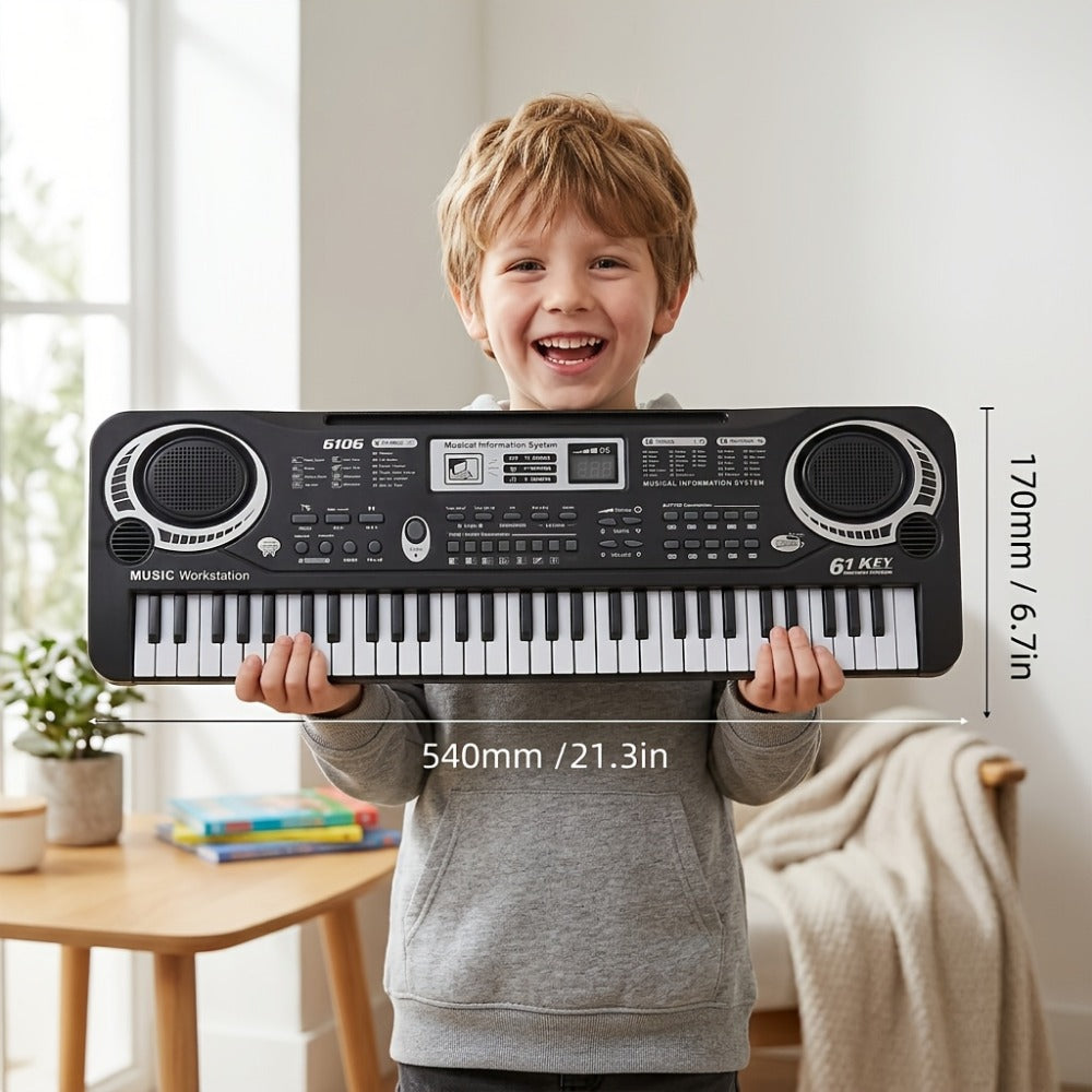 Portable Electronic Keyboard, I4250US, USB, Portable, 61-Key, Piano, Mic for Beginner detail image - detail view 4