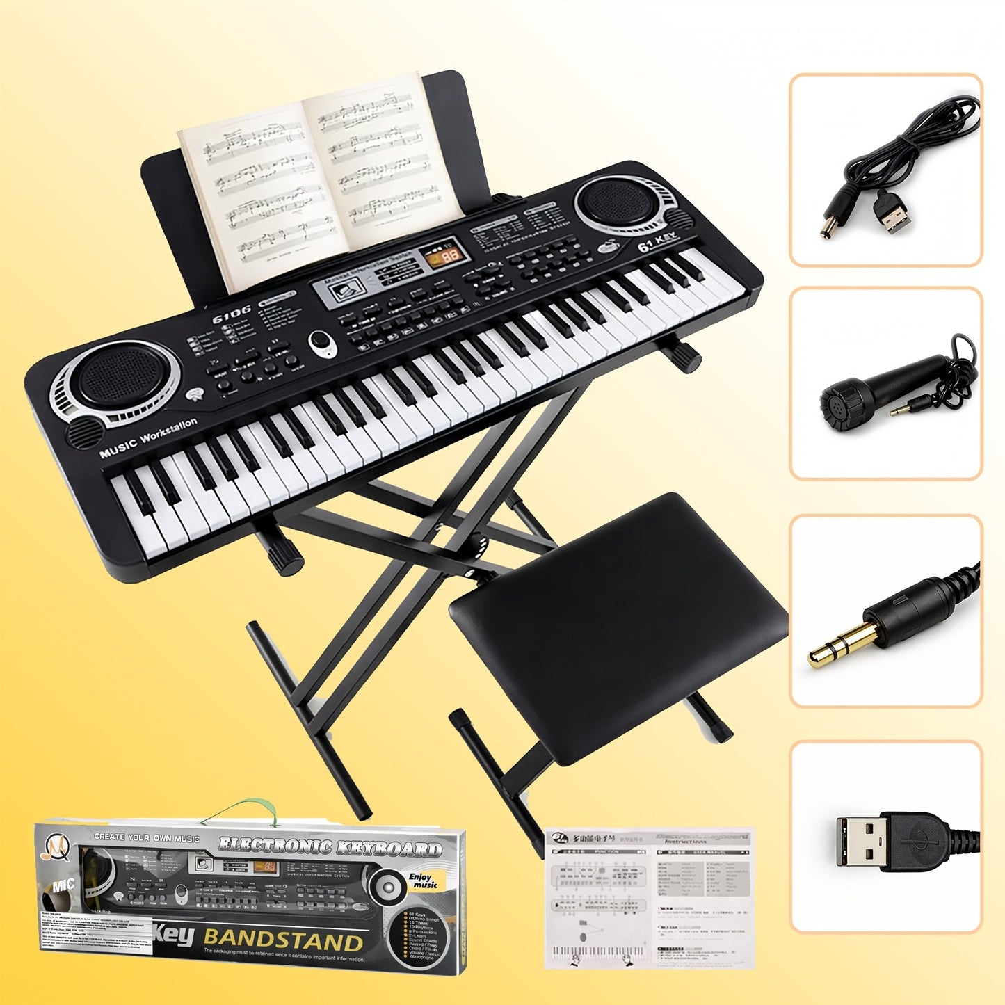 Portable Electronic Keyboard shown in the I4250US option