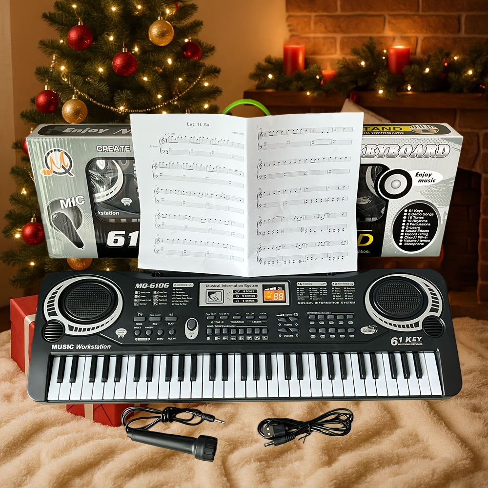Portable Electronic Keyboard shown in the 61-key electronic keyboard option