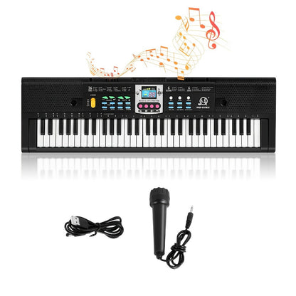 Portable Electronic Keyboard, USB, Portable, Piano, Keys, Beginner for Beginner Lessons detail image - detail view 8