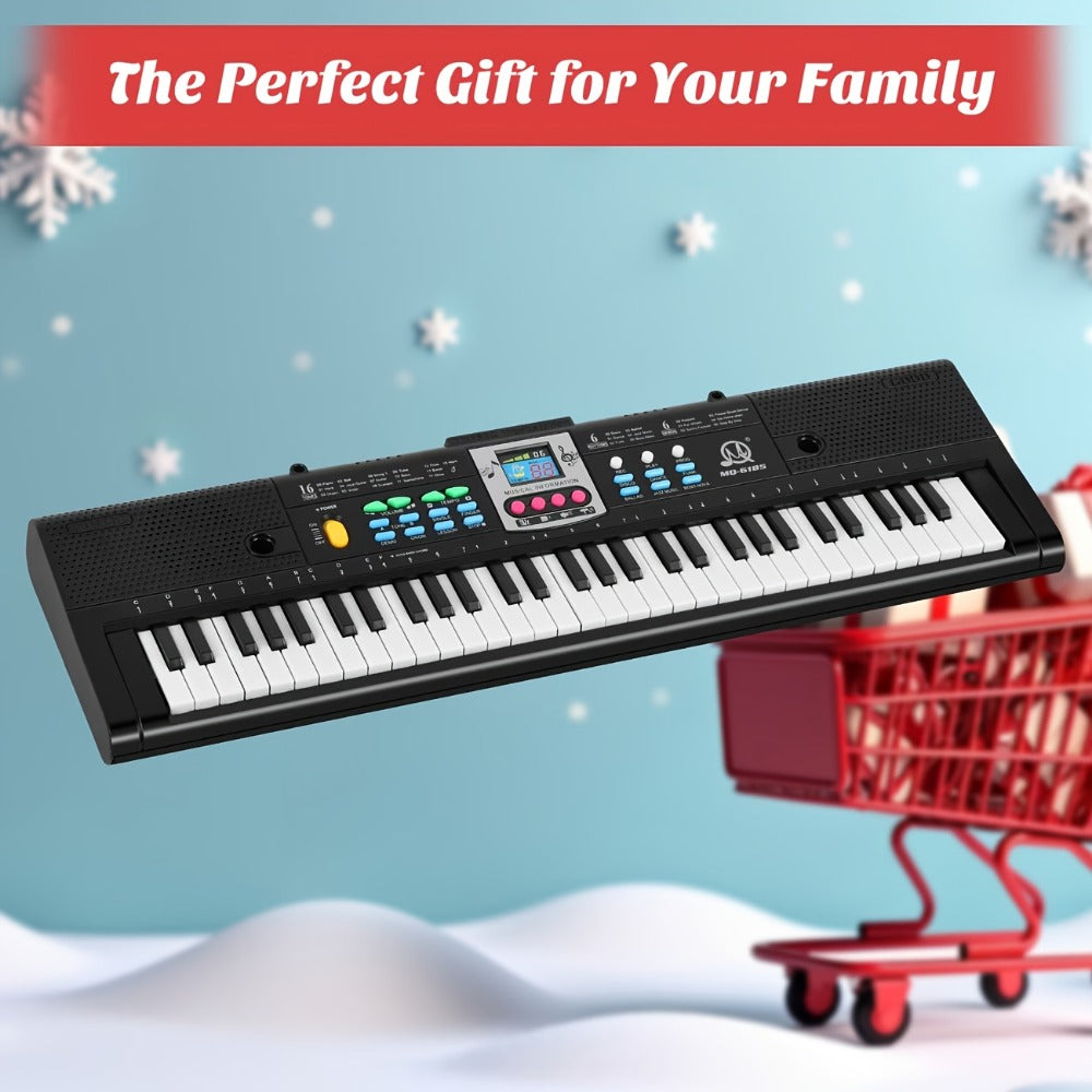 Portable Electronic Keyboard, USB, Portable, Piano, Keys, Beginner for Beginner Lessons detail image - detail view 9
