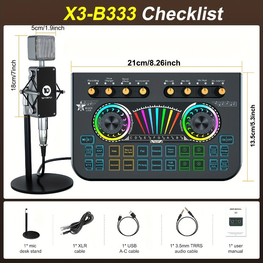 Portable Karaoke System, 36V, USB, Rechargeable, Professional, Podcast for Parties detail image - detail view 5