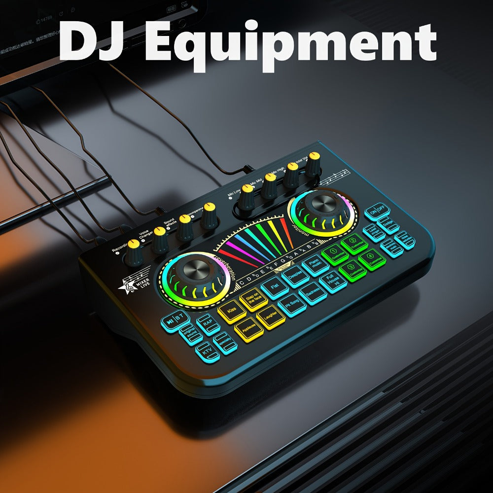 Portable Karaoke System, Condenser, Wireless, USB, Sound, Card, Professional for Parties detail image - detail view 4